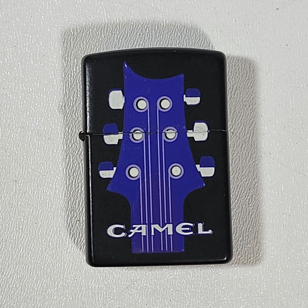 Zippo Lighter Camel Guitar Vintage 1995 Cigarettes Music Windproof Cigar